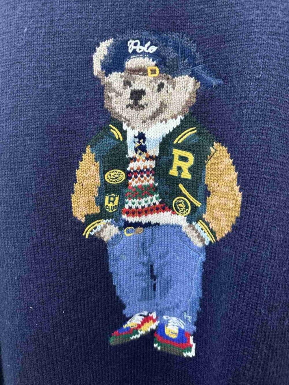 Polo Ralph Lauren Iconic Bear Graphic Knit Sweater - Picture 4 of 6